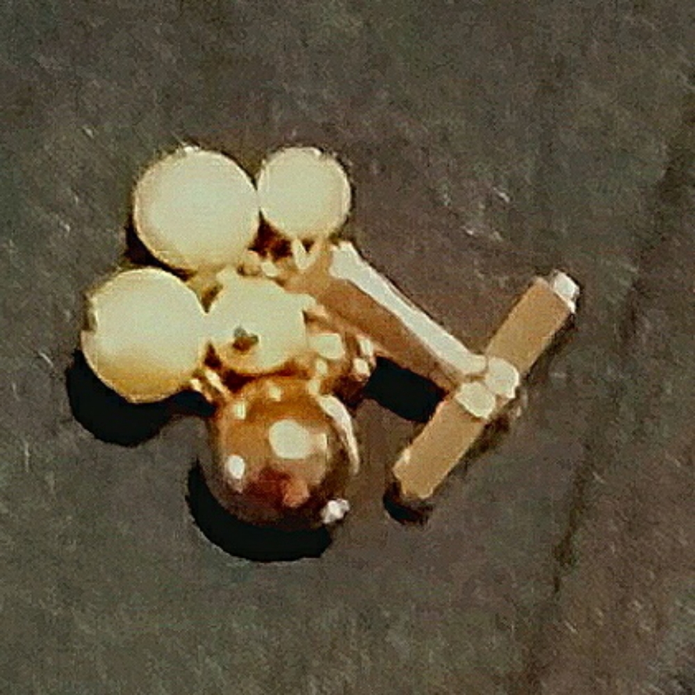 Costume Faux Pearl Dangling Cufflinks